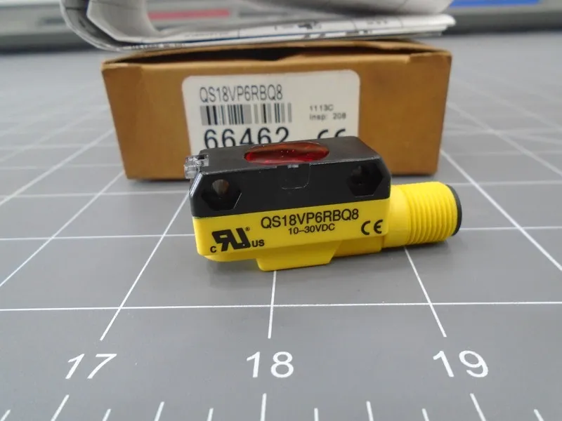 Фотоэлектрический датчик Banner Engineering QS18VP6RBQ8 Photoelectric Sensor Rec
