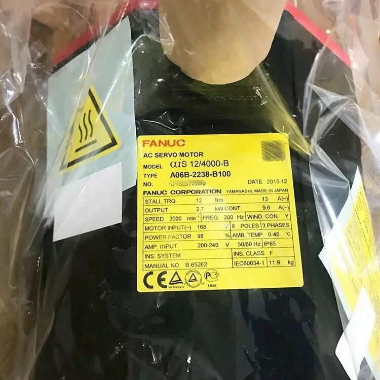 Серводвигатель FANUC A06B-2238-B100 Alpha iS 12 AC Servo Motor