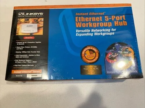 Коммутатор Linksys Ethernet 5-Port Workgroup Hub EW5HUB