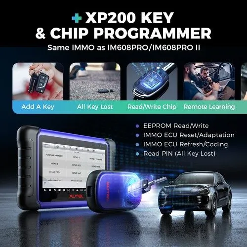 Диагностический сканер 2026 Autel MaxiIM IM508S IMMO Key Programming Tool All Sy — фото лота 2