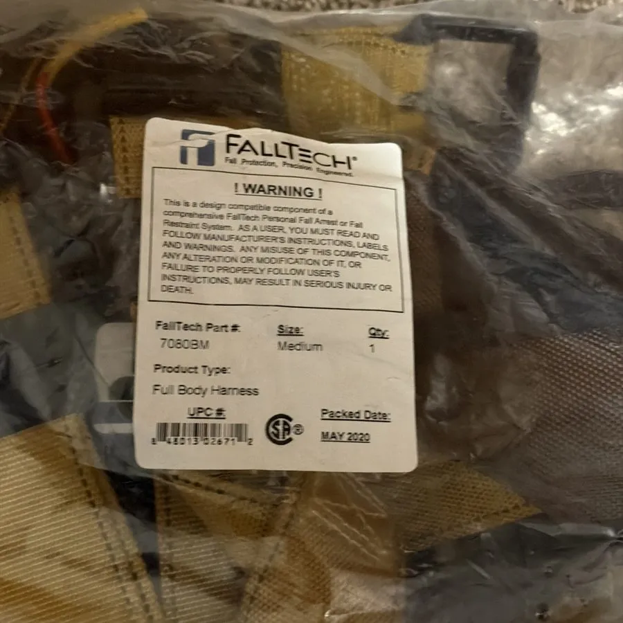Жгут проводов Falltech 7080BM Comfortech(R) Full Body Harness, M, 425 Lb., Quick — фото лота 2