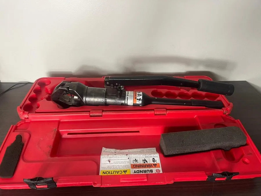 Электрооборудование Burndy Y644HSXT Hydraulic Manual Operated Crimper Dieless Cr — фото лота 2