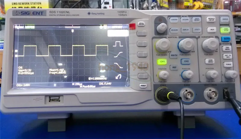 Осциллограф Siglent SDS1102CNL 2CH+1 EXT Digital Oscilloscope 100MHz 1GSa/s 40Kp