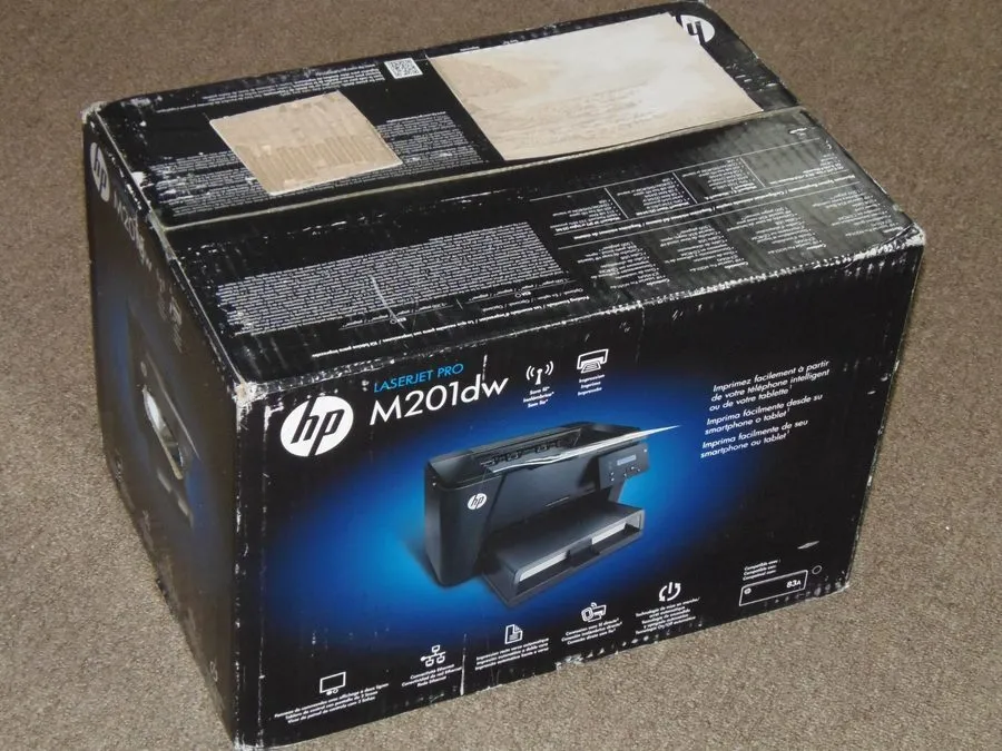 Лазерный принтер HP laserjet M201dw Laser Printer *Cleaned & Serviced COUNT 2,81