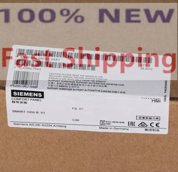 Панель оператора 6AV6644-0AC01-2AX1 SIEMENS HMI TOUCH PANEL DISPLAY