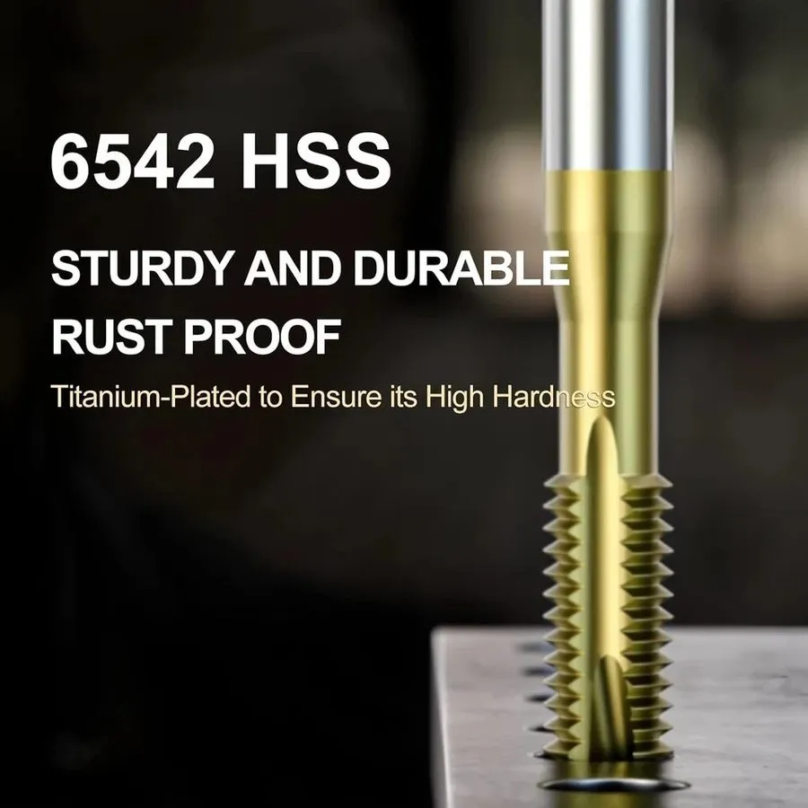 Режущий инструмент Metric Tap And Drill Bit Set 2 Taps M4x0.7 HSS 2 Drill Bits 3 — фото лота 1