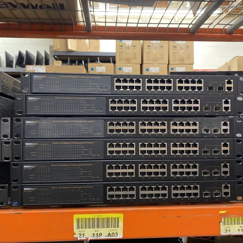 Коммутатор SignaMax 065-7726SPoE 24-Port 10/100BaseT/TX Stackable Managed PoE Sw