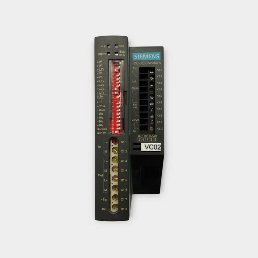 Блок питания Siemens 6EP1931-2DC21 SITOP DC UPS Module 24VDC 6A Power Supply — фото лота 1