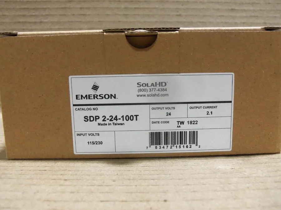 Блок питания Sola SDP2-24-100T DIN Rail Power Supply 24VDC 2.I A 50W NEC Class 2