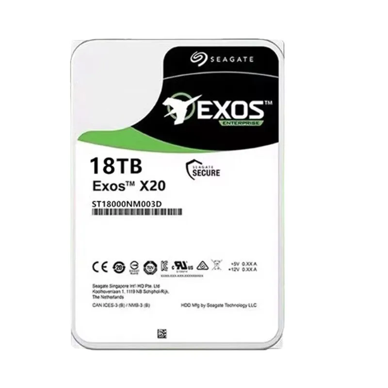 Жёсткий диск Seagate Exos X20 ST18000NM003D 18TB SATA 6Gb/s 7200 3.5" Enterprise