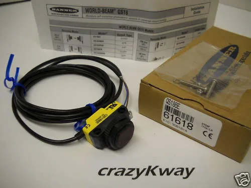 Фотоэлектрический датчик BANNER QS186E PHOTOELECTRIC SENSOR 61618