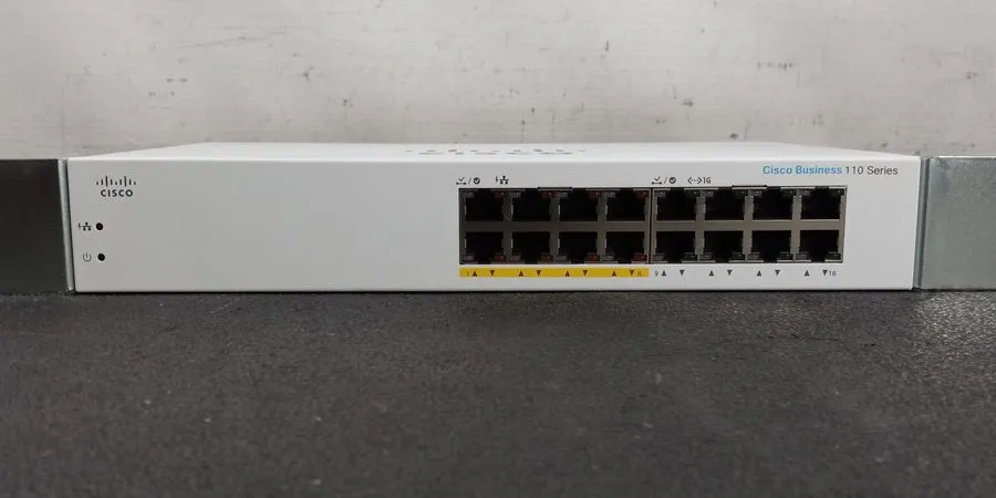 Коммутатор Cisco CBS110-16PP 16-Port Gigabit Unmanaged PoE Switch 8x PoE 64W 1U 