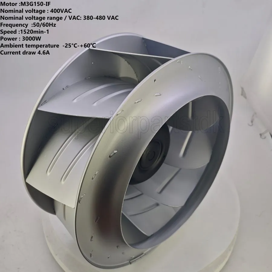 Вентилятор Ebmpapst Centrifugal Fan R3G560-AH23-01 400V 4.6A 3~ 560MM 8760m3/h C