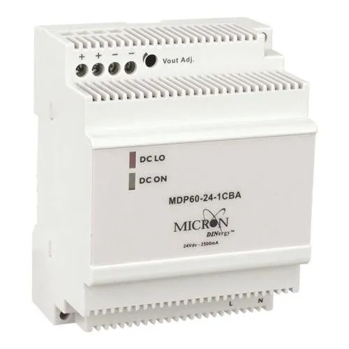 Блок питания MDP60-24-1CBA, Power Supply, Class 2, DIN-rail mount, 60W, 24V/2.5A