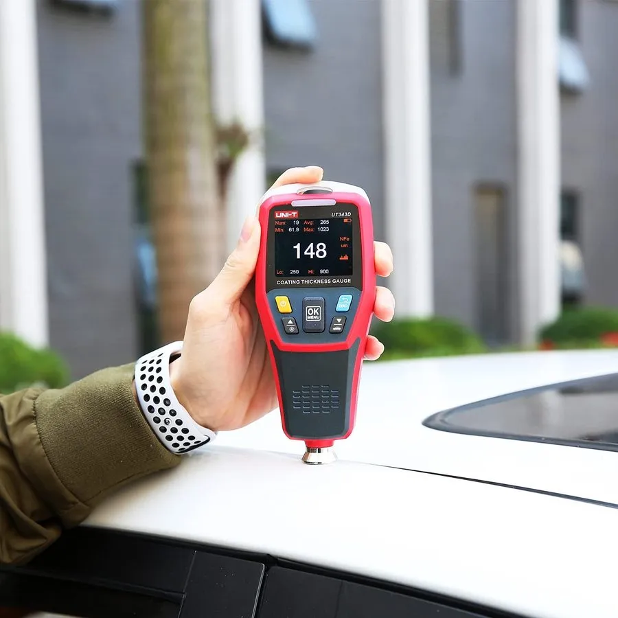 Толщиномер Uni-T UT343D Coating Thickness Gauge 0~1250UM Ferrous/ Non-Ferrous. r — фото лота 2