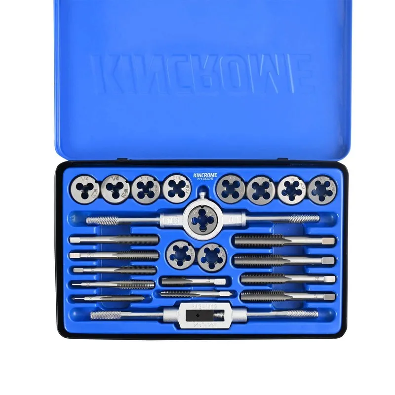 Режущий инструмент Kincrome Imperial Thread Repair Tap & Die Set 1/4" Tap Wrench — фото лота 1