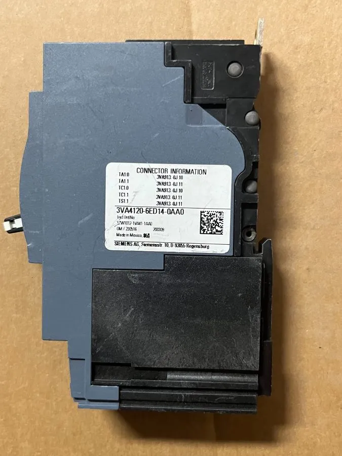 Автоматический выключатель 3VA4120-6ED14-0AA0 Siemens 20A 1-Pole 3VA Frame Circu