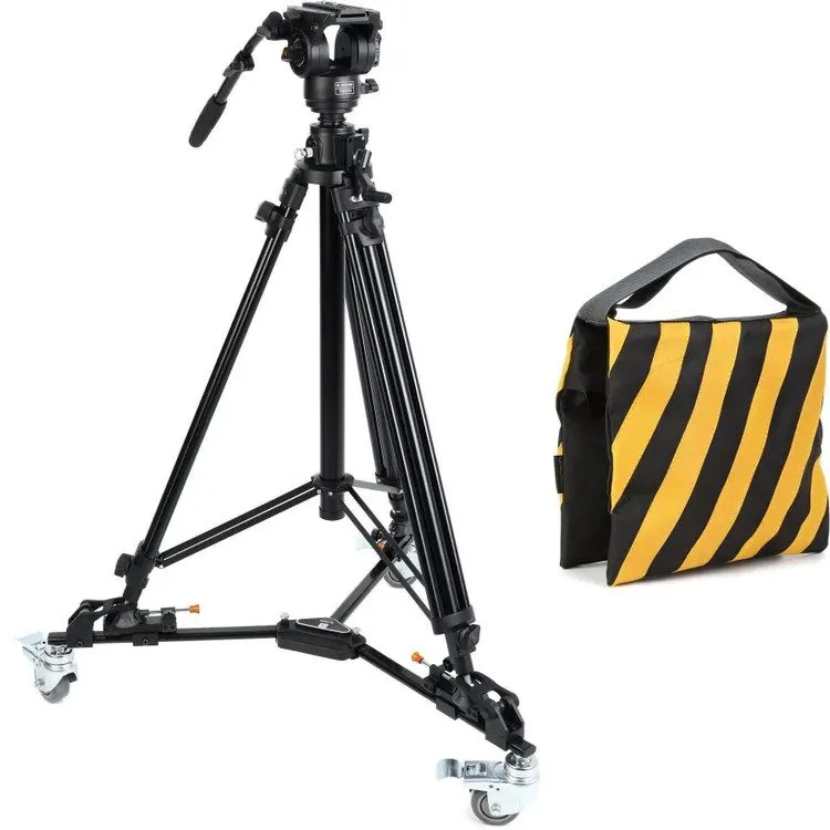 Оборудование видеонаблюдения E-Image EI-GA780-KIT Aluminum Tripod Kit with Fluid