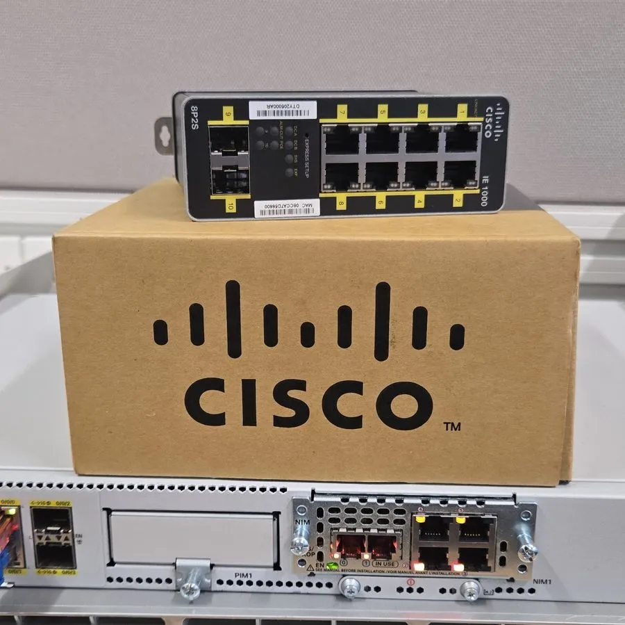 Коммутатор Cisco IE-1000-8P2S-LM Industrial Ethernet Switch 10 Port SFP POE+