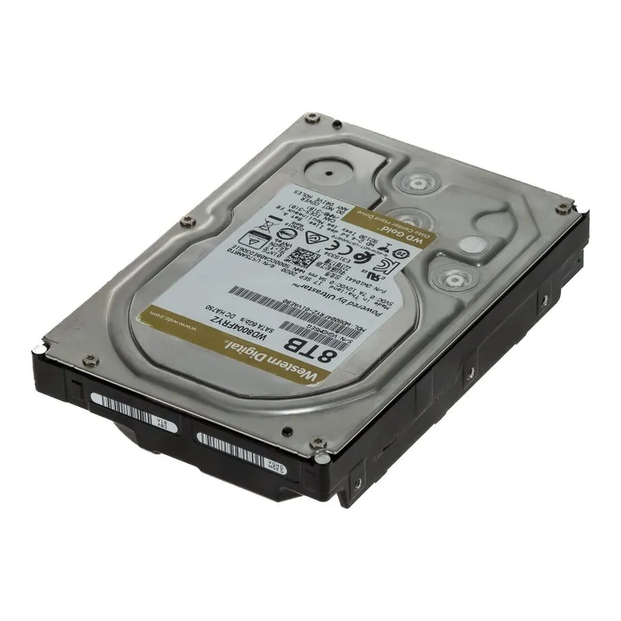 Жёсткий диск Western Digital WD Gold 8TB Enterprise HDD WD8004FRYZ 7200RPM 256MB