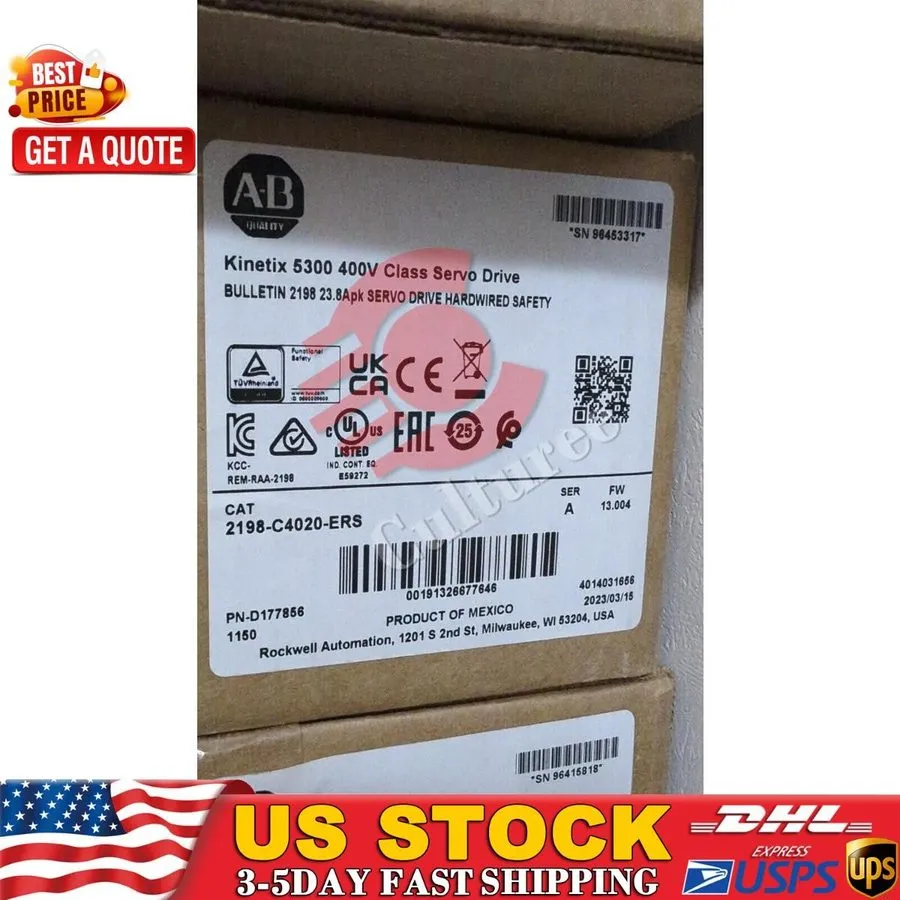 Сервопривод 2198-C4020-ERS Allen Bradley Kinetix 5300 400V Class Servo Drive