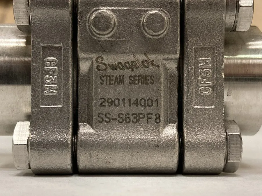 Клапан Swagelok SS-S63PF8 Stainless Steel Ball Valve 2500PSIG, 172Bar