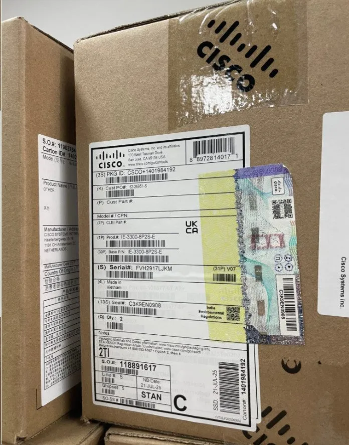 Коммутатор Cisco IE-3300-8P2S-E 10 Port Catalyst Switch