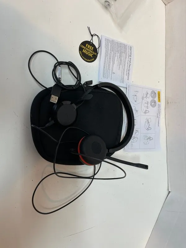 JABRA USB EVOLVE 30 II Stereo UC Headset Model HSC060 a couple of times