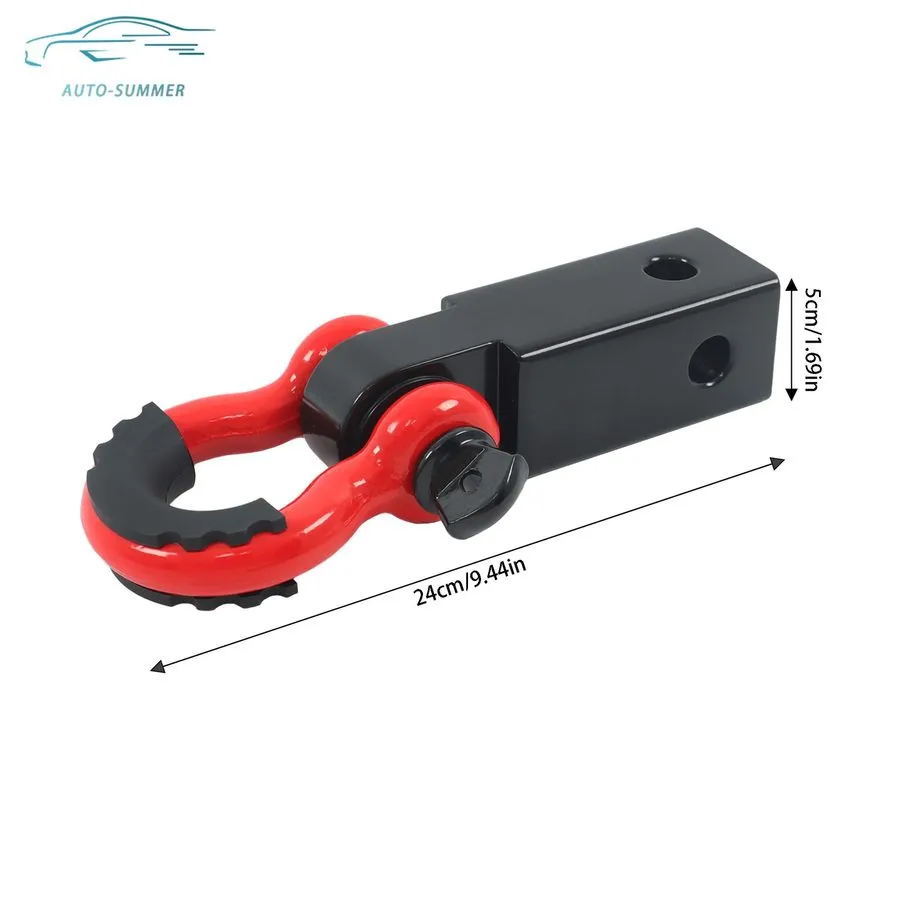 Такелажная скоба Shackle Hitch Receiver 2" 45000lb Heavy Duty 3/4 D-Ring 5/8 Pin — фото лота 1