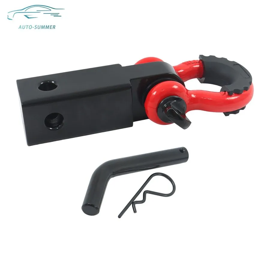 Такелажная скоба Shackle Hitch Receiver 2" 45000lb Heavy Duty 3/4 D-Ring 5/8 Pin — фото лота 2