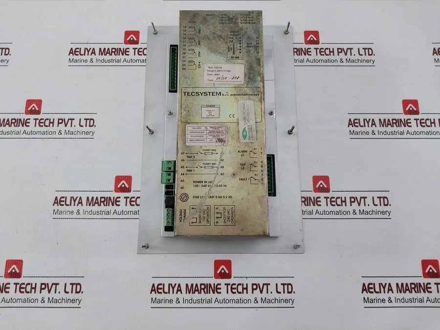 Реле защиты TECSYSTEM T2612-B Protection Relay 120/240 VAC, 50/60 HZ — фото лота 1