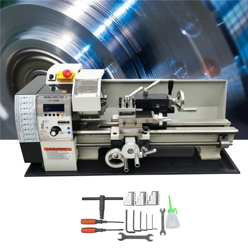Оборудование ЧПУ 8"*32" RC-210E Precision Metal Bench Lathe Machine Metric Imper