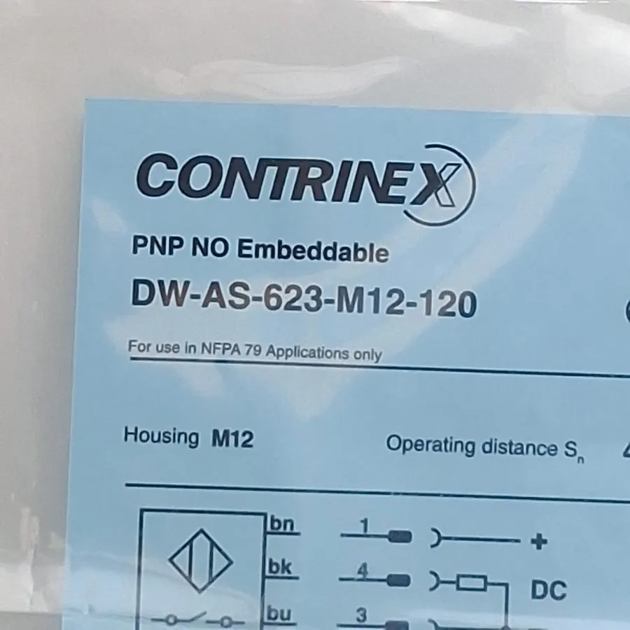 Датчик приближения Contrinex DW-AS-623-M12-120 Proximity Sensor 10-30VDC 200mA 4