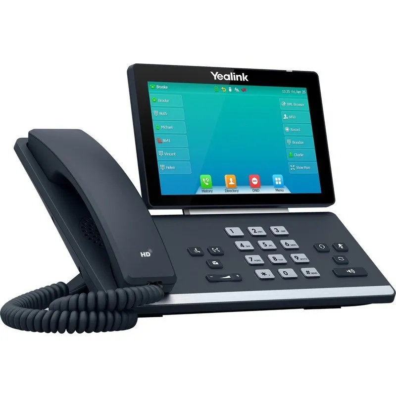 Yealink 1301089 SIP-T57W IP Phone Corded/Cordless Bluetooth, Wi-Fi