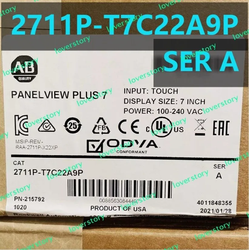 Панель оператора 2711P-T7C22A9P ALLEN BRADLEY HMI PanelView Plus 7 Graphic Termi