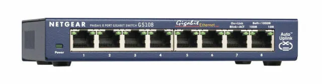 Коммутатор NETGEAR GS108 ProSafe (GS108-400NAS) 8 Port Standalone Gigabit Ethern