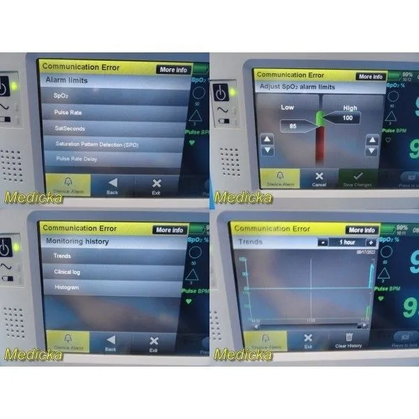 Монитор пациента Covidien Nellcor PM1000N bedside respiratory patient monitor po — фото лота 2