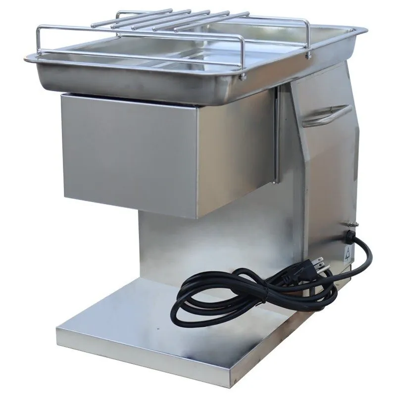 Слайсер Commercial Electric Meat Slicer Cutter with 5mm Blade Output 250kg/h 550 — фото лота 1