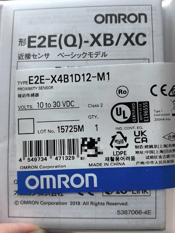 Датчик приближения Omron E2E-X4B1D12-M1 Proximity Sensor