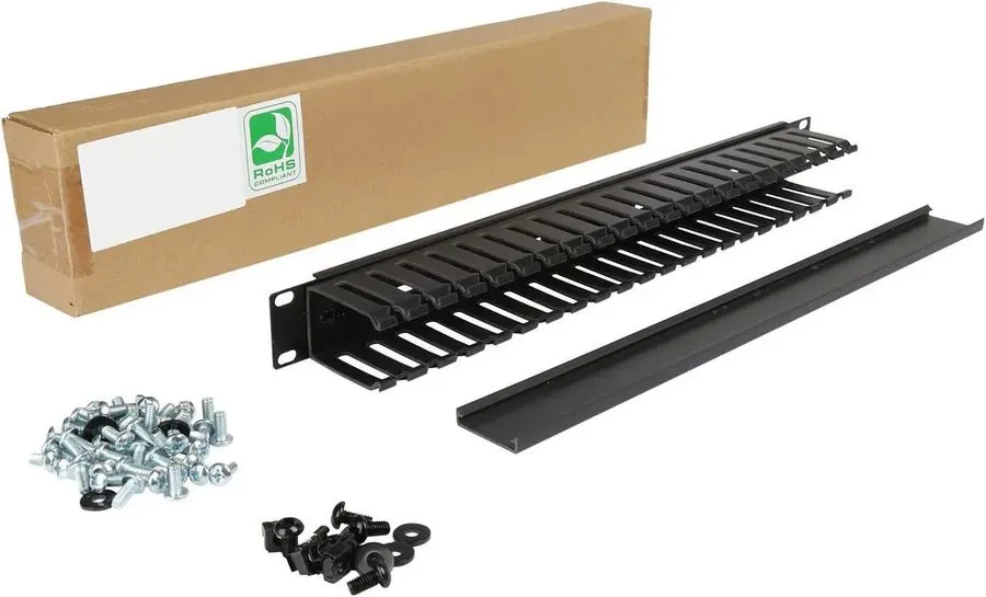 Кабель Tripp Lite SRCABLEDUCT1U 1U Rack Horizontal Cable Manager Duct w/Cover — фото лота 2