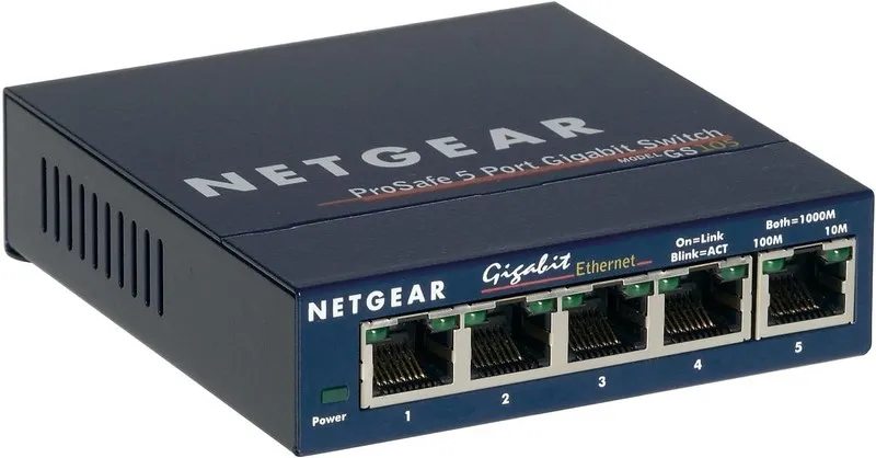 Коммутатор NETGEAR ProSafe GS105 Desktop Switch 5-Port Gigabit GS105NA