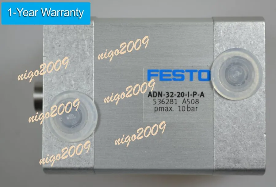 Пневмоцилиндр Festo Compact Cylinder 32Mm 20Mm Stroke Double Acting G1/8 ADN-32-