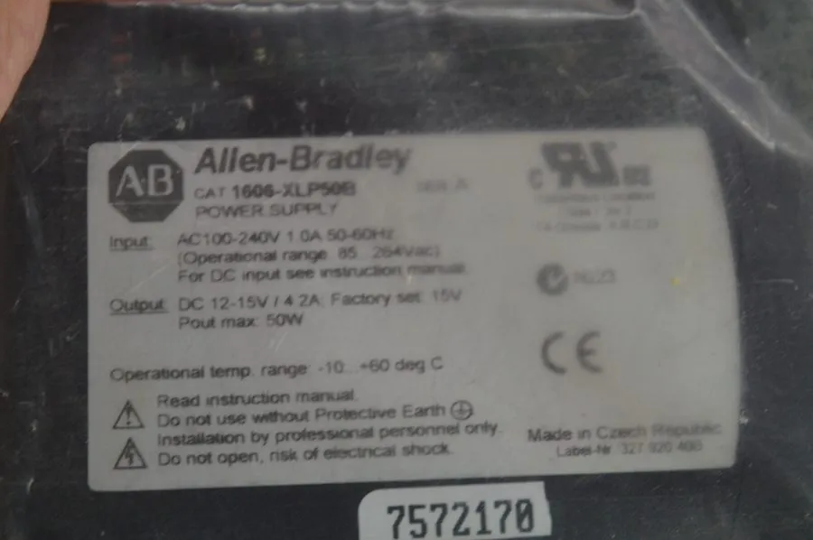 Блок питания Allen Bradley 1606-XLP50B Series A Power Supply Black