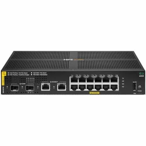 Коммутатор HPE CW 2150 8p 10M/100M/1G PoE+ 2p SFP 1G 2p SFP+ 1G/10G 125W Switch