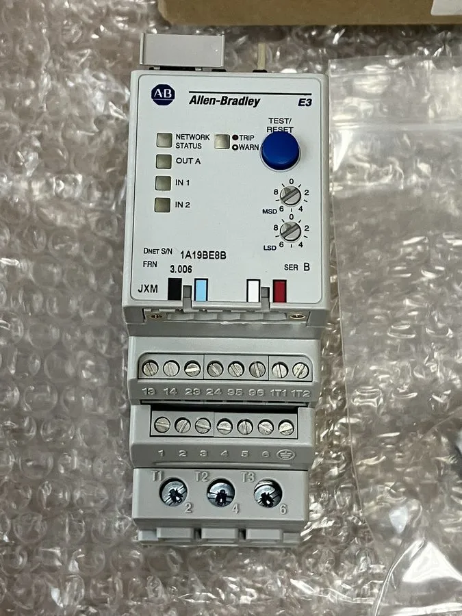Реле защиты Allen Bradley 193-EC1PB Ser B Motor Protection Overload Relay 0.4-2.