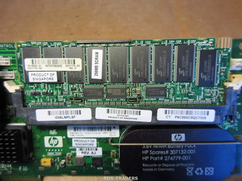 Контроллер HP Invent 309520-001 Smart Array 6400 RAID Controller with battery — фото лота 2