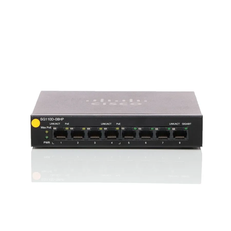 Коммутатор Cisco SG110D-08HP Switch