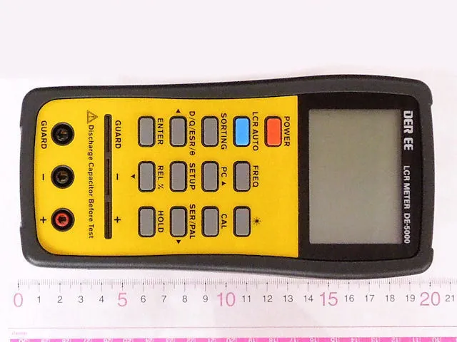 Тестер DER EE DE-5000 High Accuracy Handheld LCR Meter TL-21 TL-23 Set Tools