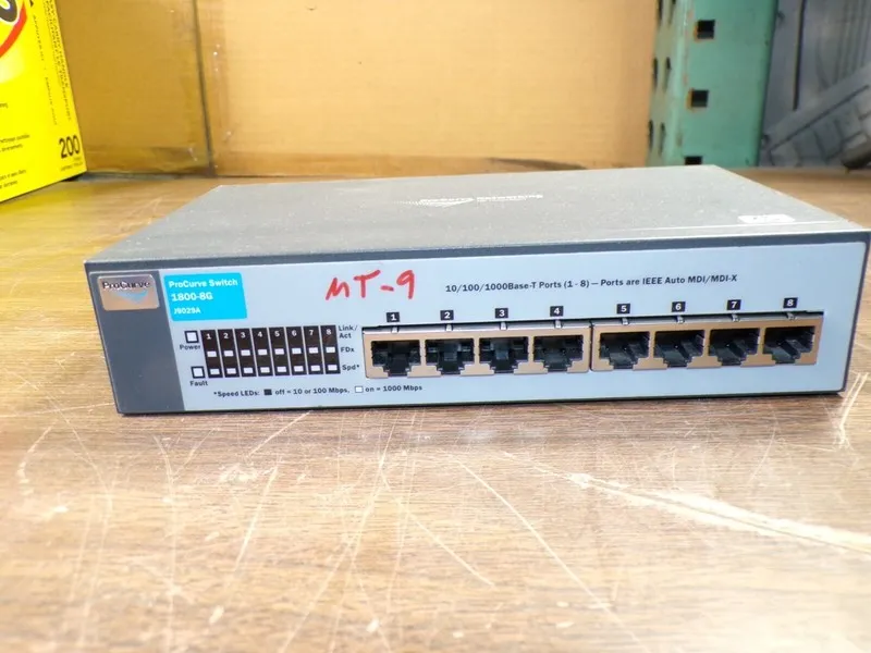 Коммутатор HP PROCURVE 1800-8G J9029A 8 PORT GIGABIT NETWORK SWITCH