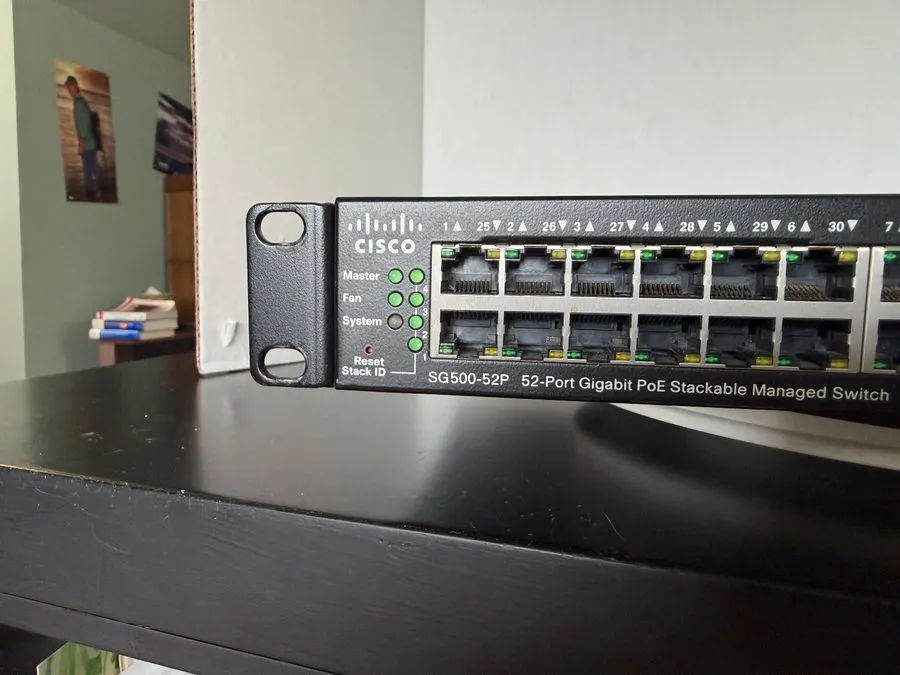 Коммутатор Cisco SG500-52P 52-Port Gigabit Stackable PoE Managed Ethernet Switch